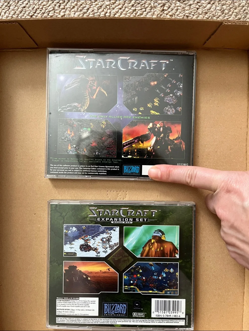 StarCraft Battle Chest Collector's Edition - Black & Metallic Box